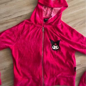 Sanrio Pink Velour Sweatshirt